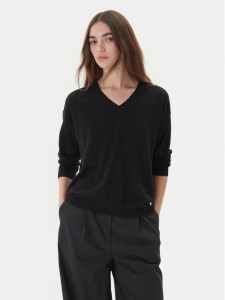 Weekend Max Mara Sweter Fiocchi 2525366042 Czarny Regular Fit