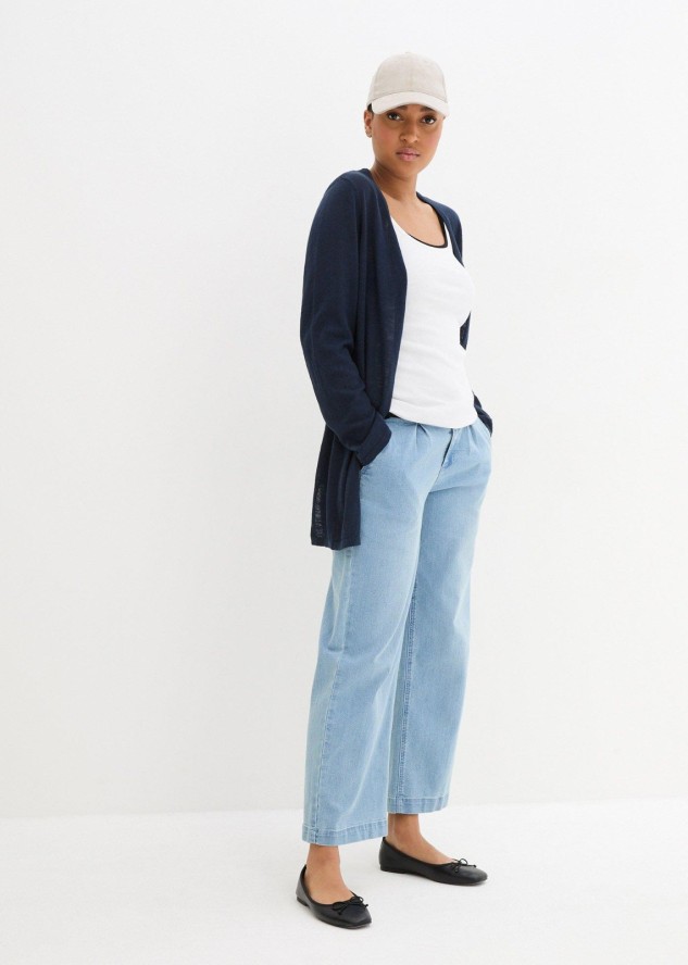 Kardigan z czystej delikatnej bawełny slub