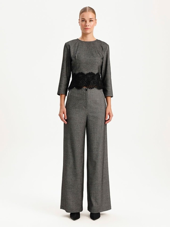 BGN Spodnie w kolorze antracytowym rozmiar: 40