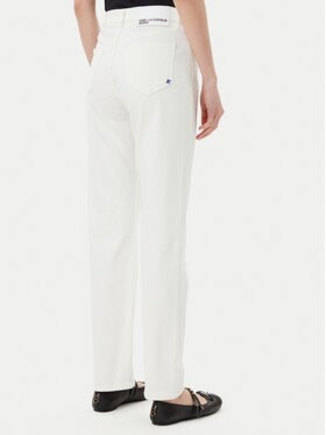Karl Lagerfeld Jeans Jeansy A2W10135 Biały Straight Fit