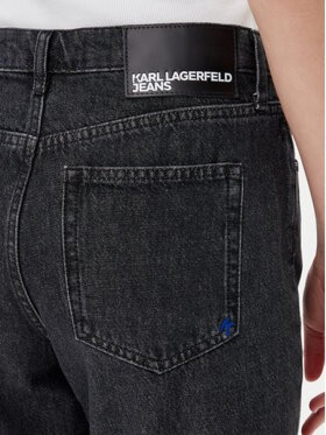 Karl Lagerfeld Jeans Jeansy A2W10138 Czarny Mom Fit