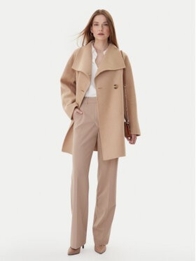 Armani Exchange Płaszcz wełniany XW000715 AF16216 U1051 Beżowy Relaxed Fit