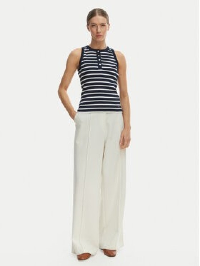 Tommy Hilfiger Top WW0WW49251 Granatowy Slim Fit