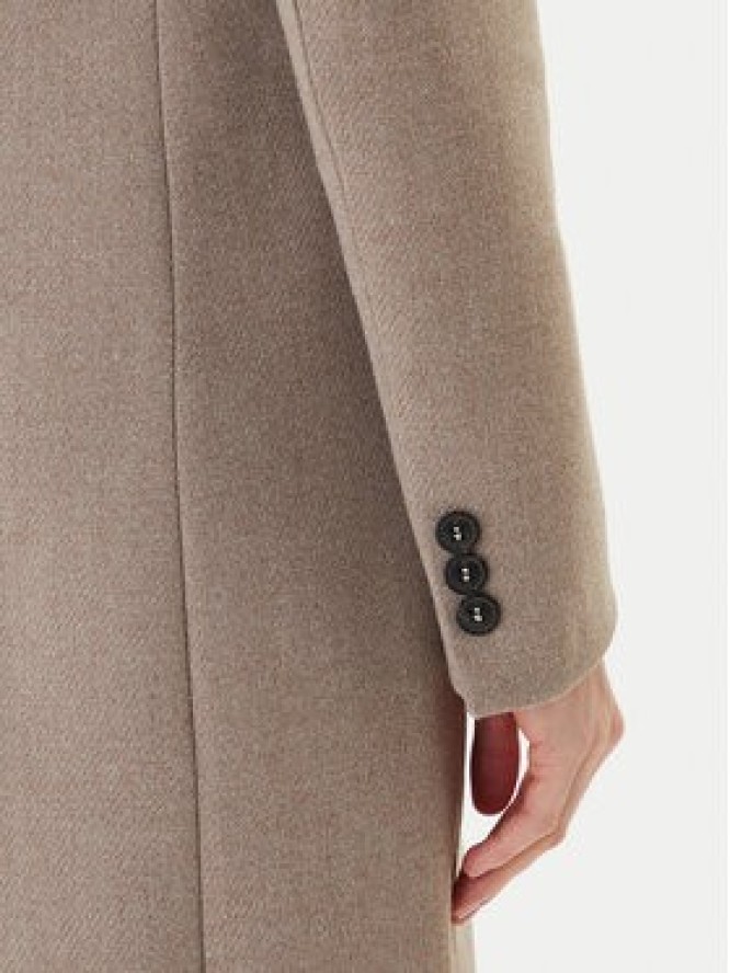 Maryley Płaszcz przejściowy 25IB807/01SS Beżowy Regular Fit