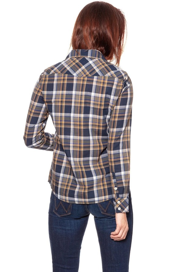 KOSZULA WRANGLER CHECK SHIRT DUSTY OLIVE W5240LU45 112129348