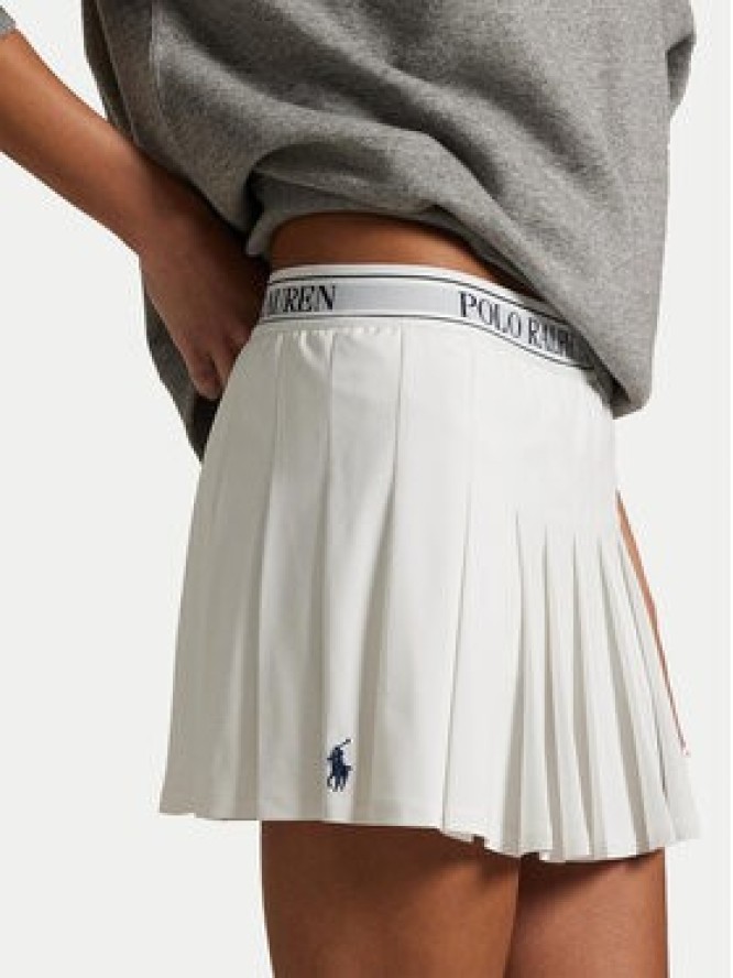 Polo Ralph Lauren Spódnica plisowana 211965112001 Biały Regular Fit
