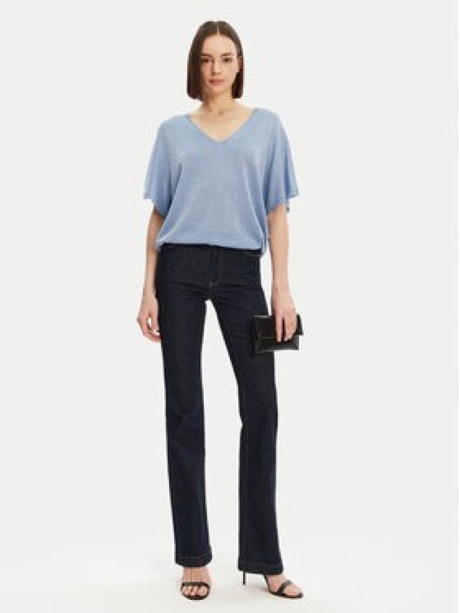 Morgan Sweter 251-MDIX Niebieski Relaxed Fit