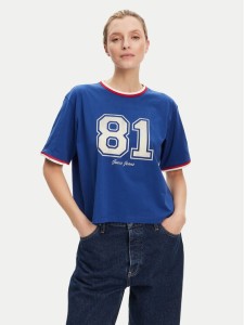 Guess Jeans T-Shirt W5YI19 K8HM0 Niebieski Regular Fit