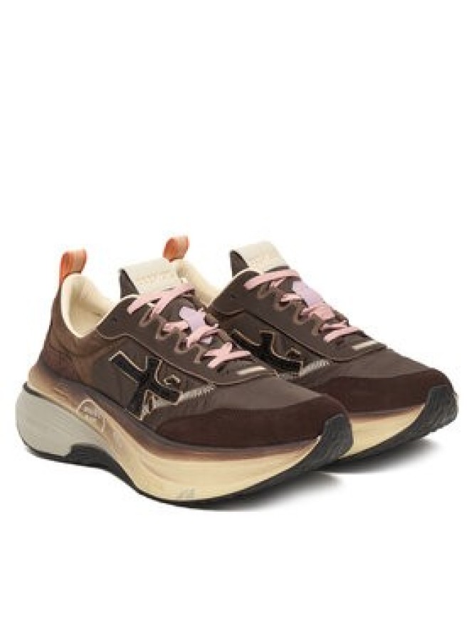 Premiata Sneakersy Hill Var 7896 Brązowy