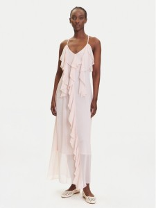 Vero Moda Sukienka wieczorowa Camille 10336405 Różowy Regular Fit