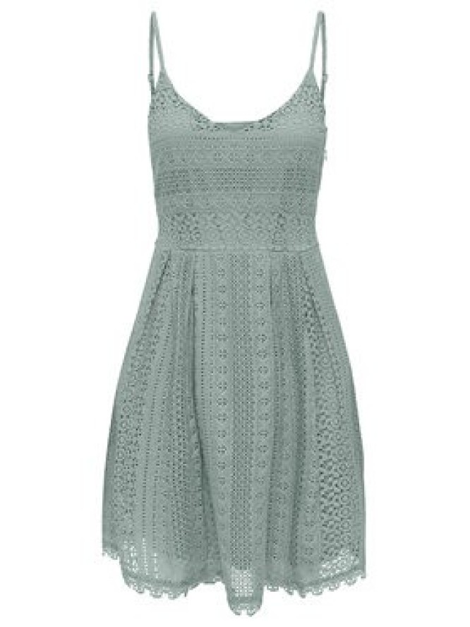 ONLY Sukienka letnia Helena 15204799 Zielony Regular Fit