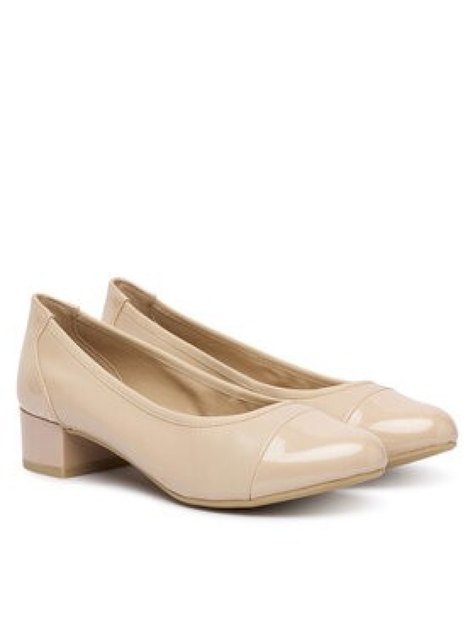 Caprice Czółenka 9-22500-42 Beżowy