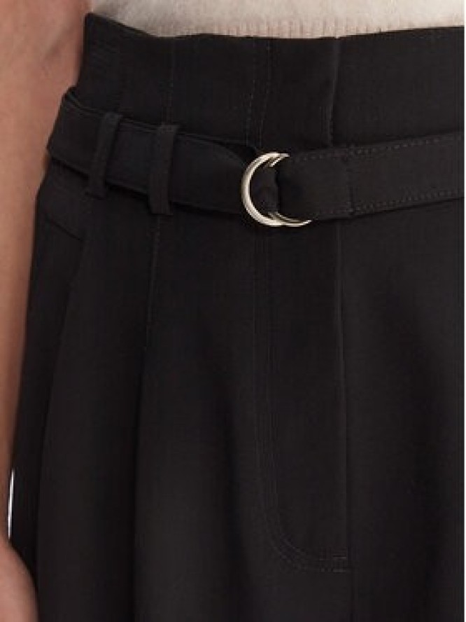 Marella Spodnie palazzo Bondeno 2523136011 Czarny Relaxed Fit