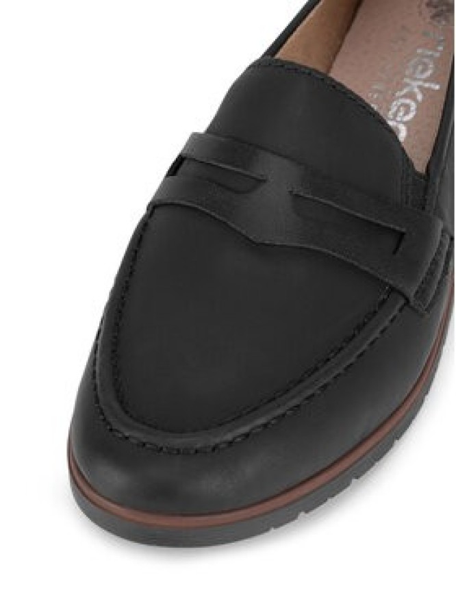 Rieker Mokasyny 45300-00 Czarny