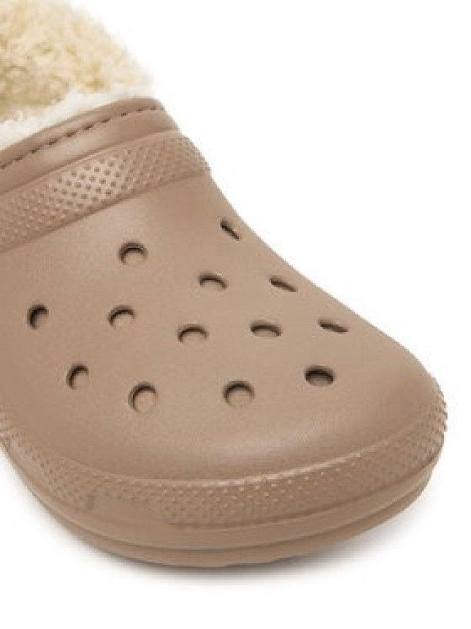 Crocs Klapki Classic Lined Clog 211396 Beżowy