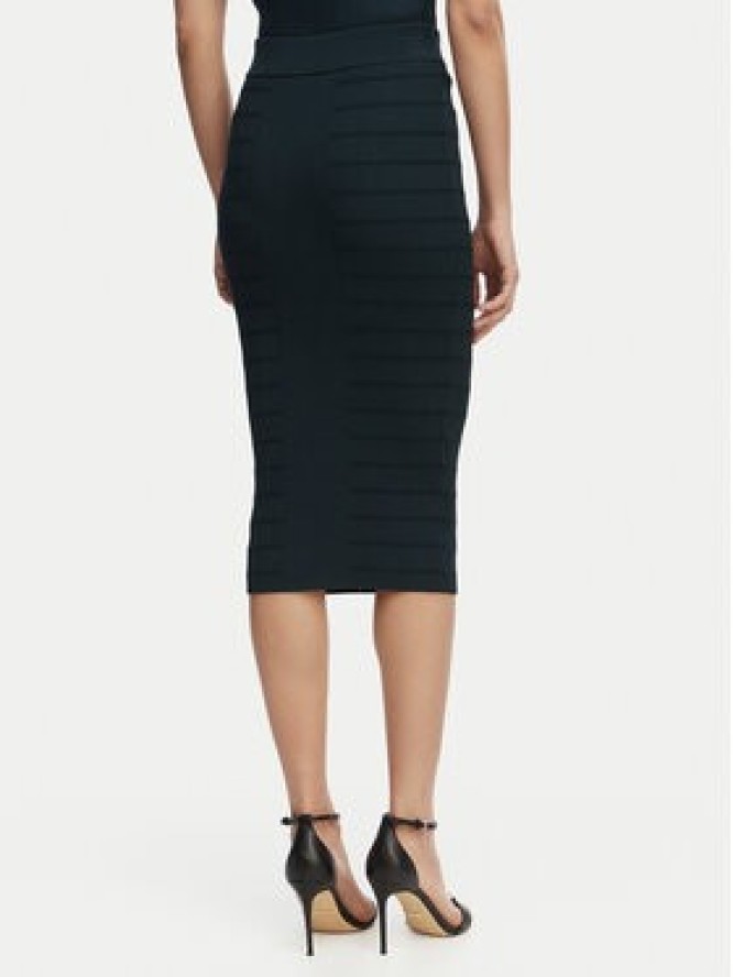 Guess Spódnica ołówkowa W5YD66 Z0130 Zielony Slim Fit