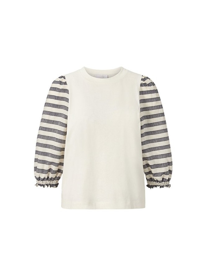 Rich & Royal Bluzka w kolorze biało-antracytowym rozmiar: M