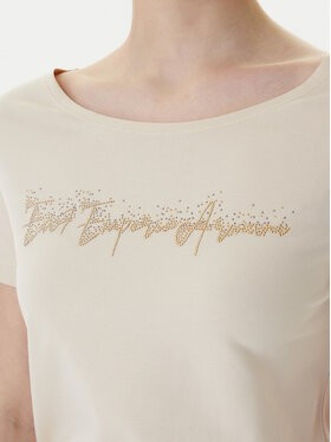 EA7 Emporio Armani T-Shirt 7W000978 AF10373 U1088 Beżowy Regular Fit