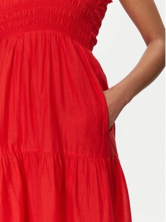 Seafolly Sukienka letnia Faithful 55452-DR Pomarańczowy Regular Fit