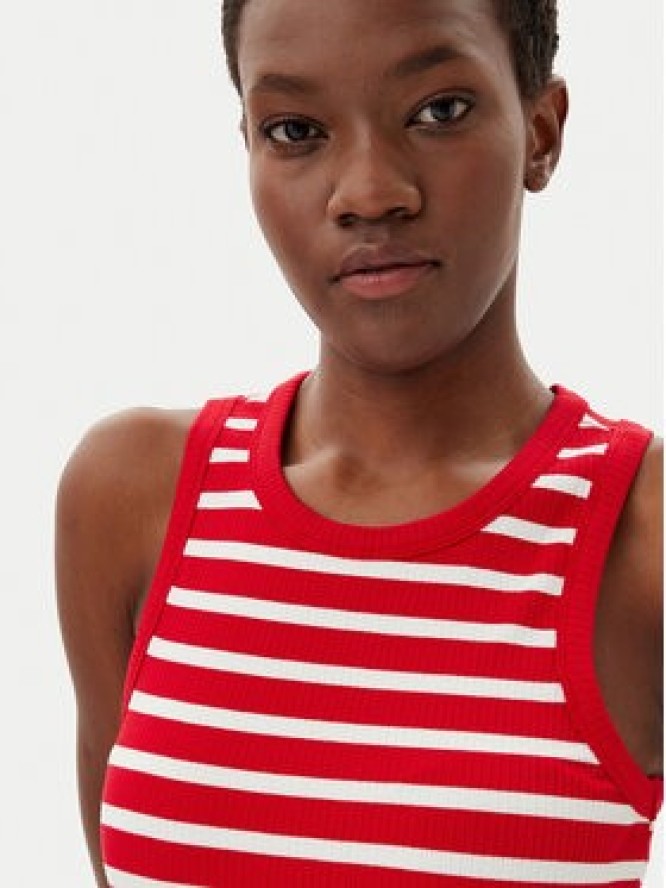 Tommy Hilfiger Sukienka letnia WW0WW38838 Czerwony Slim Fit