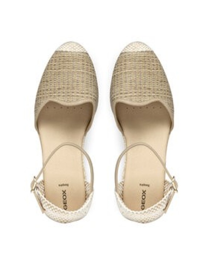 Geox Espadryle D Gelsa Low D55NGE 01106 C6738 Beżowy