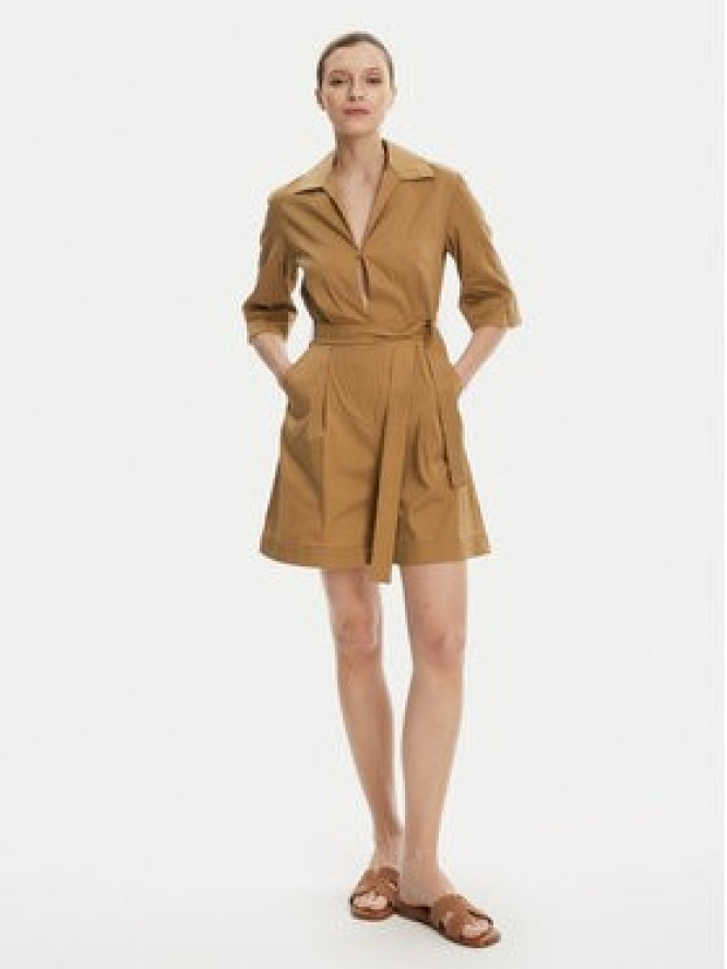 Max Mara Beachwear Kombinezon Canard 2516241019 Brązowy Regular Fit