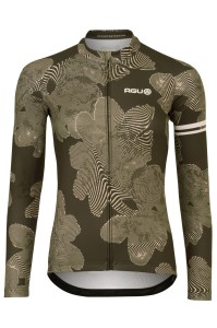 Striped Flower Jersey LS Essential Women