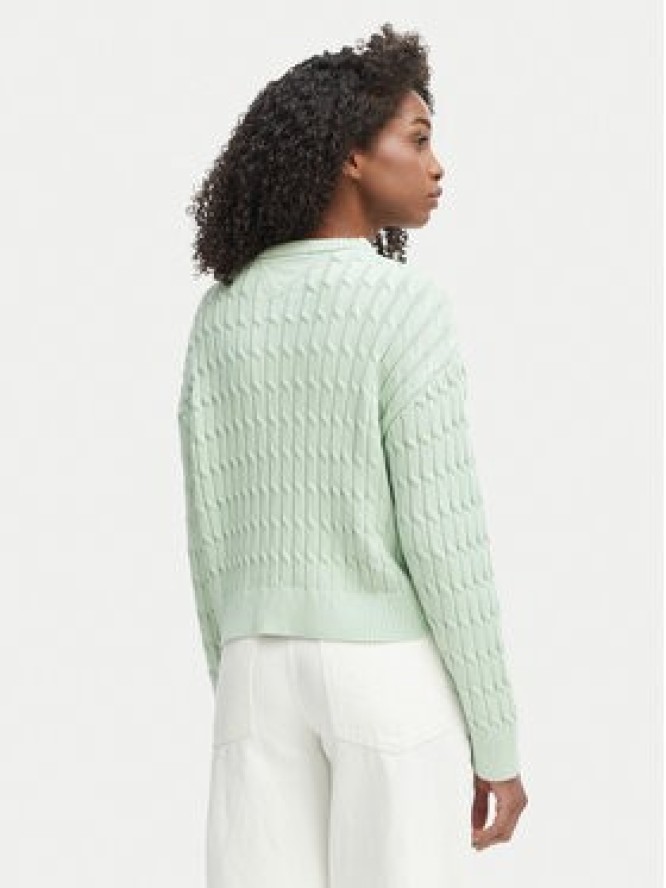 Tommy Hilfiger Sweter WW0WW48433 Zielony jasny Regular Fit