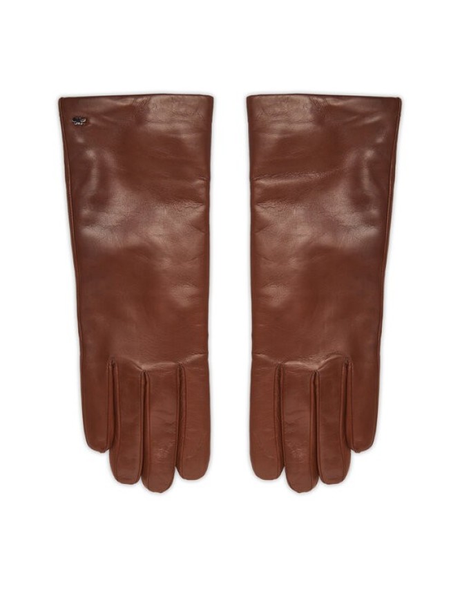 Weekend Max Mara Rękawiczki Damskie Senapeshort 2525566035 Brązowy