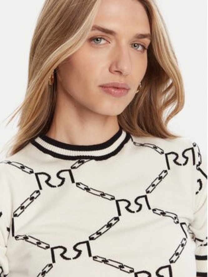 Rinascimento Sweter CFM0011924003 Beżowy Regular Fit