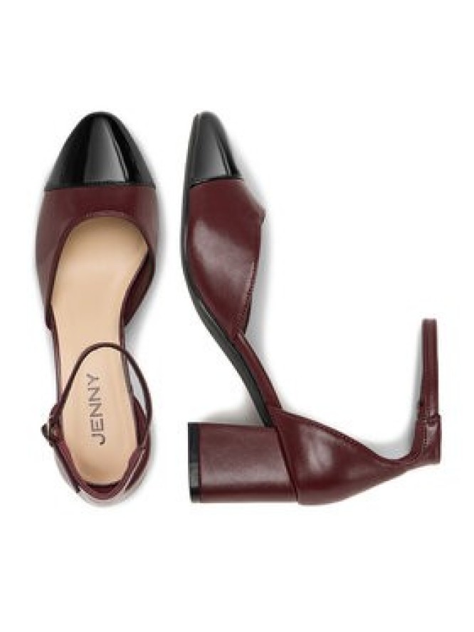 JENNY Czółenka CEO-PX239-01 Bordowy