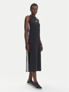 adidas Sukienka codzienna Essentials 3-Stripes JE1208 Czarny Regular Fit