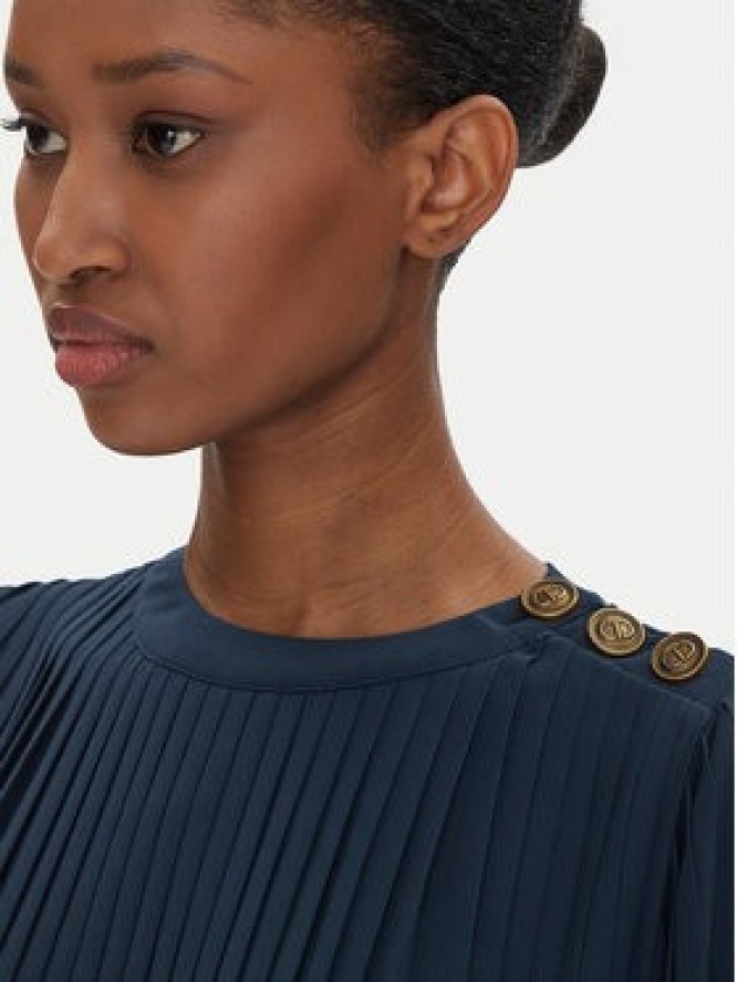 TWINSET Sukienka koktajlowa 251TP2051 Granatowy Loose Fit