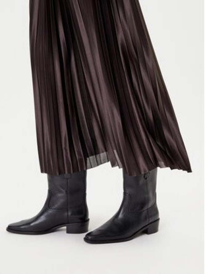 ONLY Spódnica plisowana Kolter 15356154 Brązowy Regular Fit