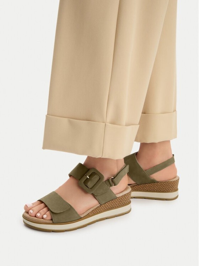 Caprice Sandały 9-28753-42 Khaki