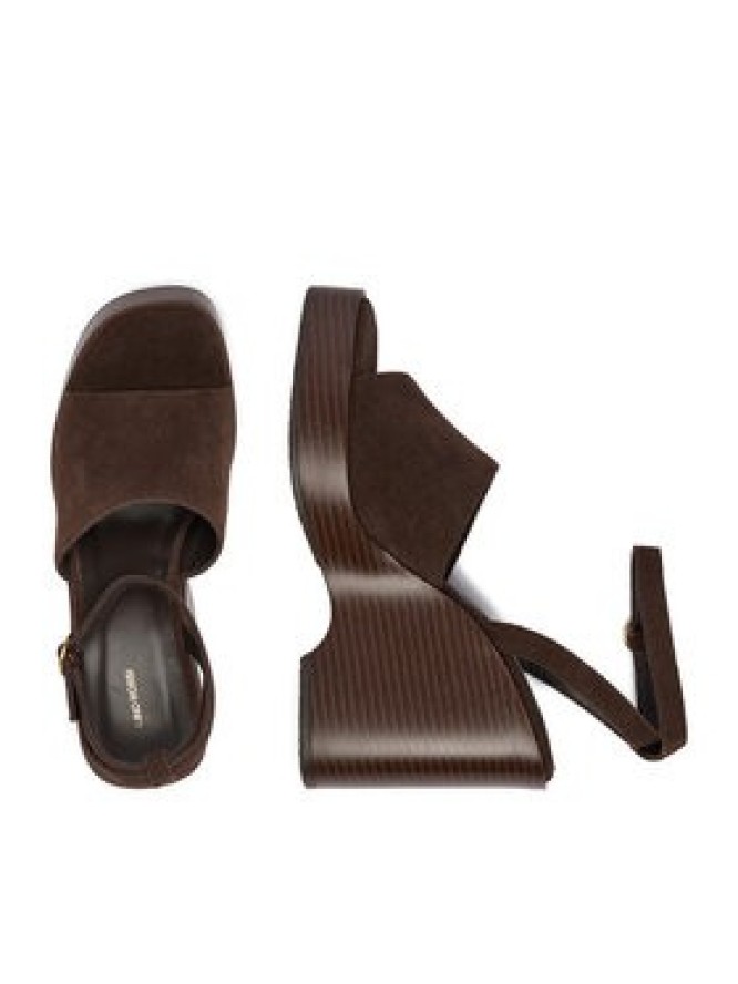 GINO ROSSI Sandały C-LZRL1396-2 Brązowy