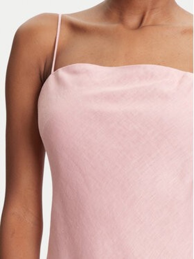 STAUD Sukienka letnia Palo R25S2283LN Różowy Regular Fit