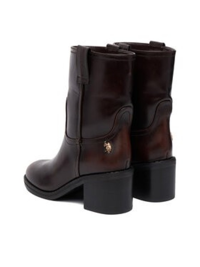 U.S. Polo Assn. Botki EO-KATIA001W/EY1 Brązowy