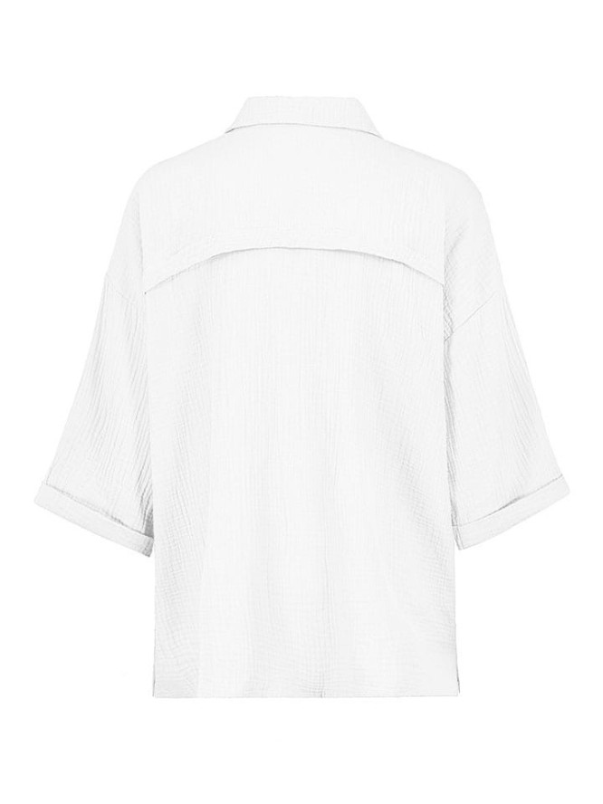 Sublevel Koszula w kolorze białym rozmiar: M/L