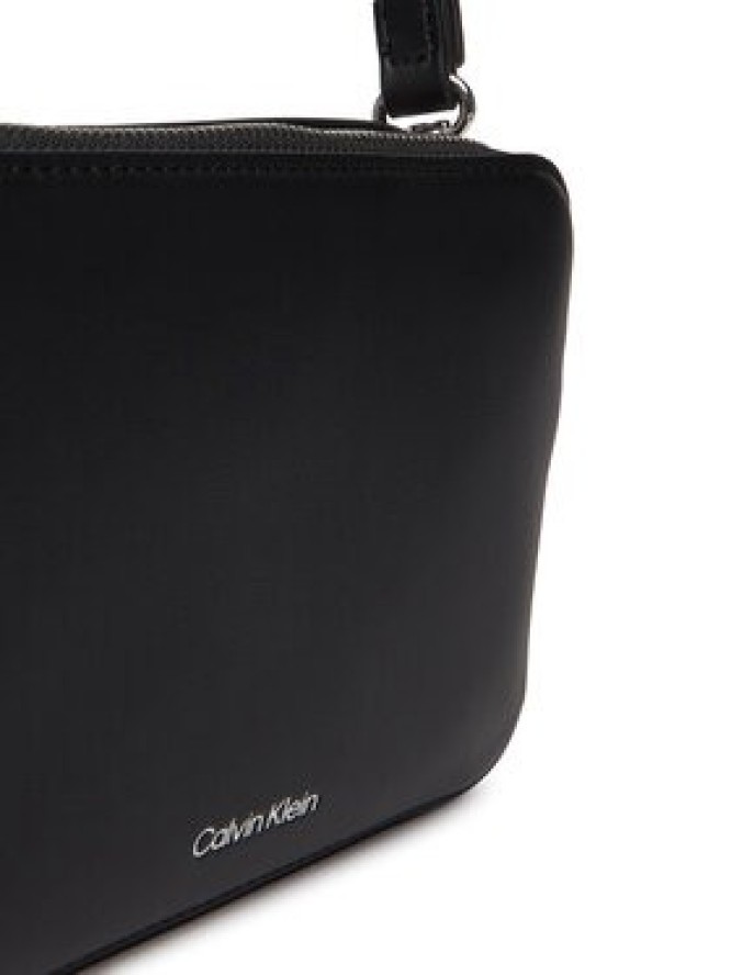 Calvin Klein Torebka Webbing Double Strap Camera Bag LV04F3165G Czarny