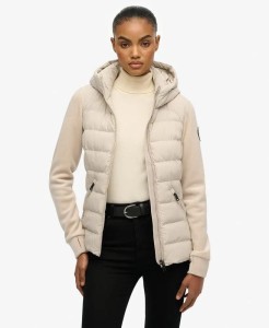 superdry Kurtka Hooded Fuji Storm ocieplana z recyklingowanego poliestru