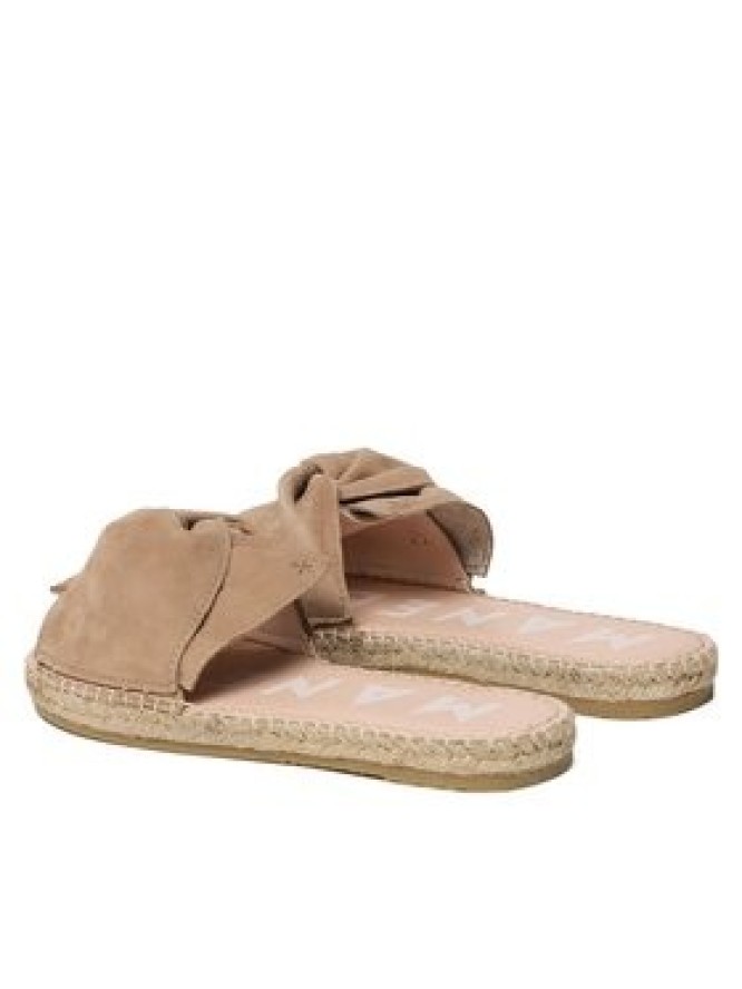 Manebi Espadryle Sandals With Knot W 1.9 JK Beżowy