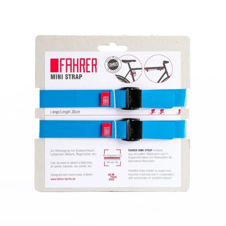 Pasek Fahrer cargo mini 35x2 cm jasnoniebieski, 2 sztuki