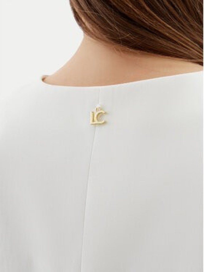 LOLA CASADEMUNT Kamizelka LS2502007 Biały Regular Fit