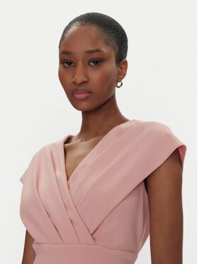 Rinascimento Sukienka koktajlowa CFC0122760003 Różowy Regular Fit