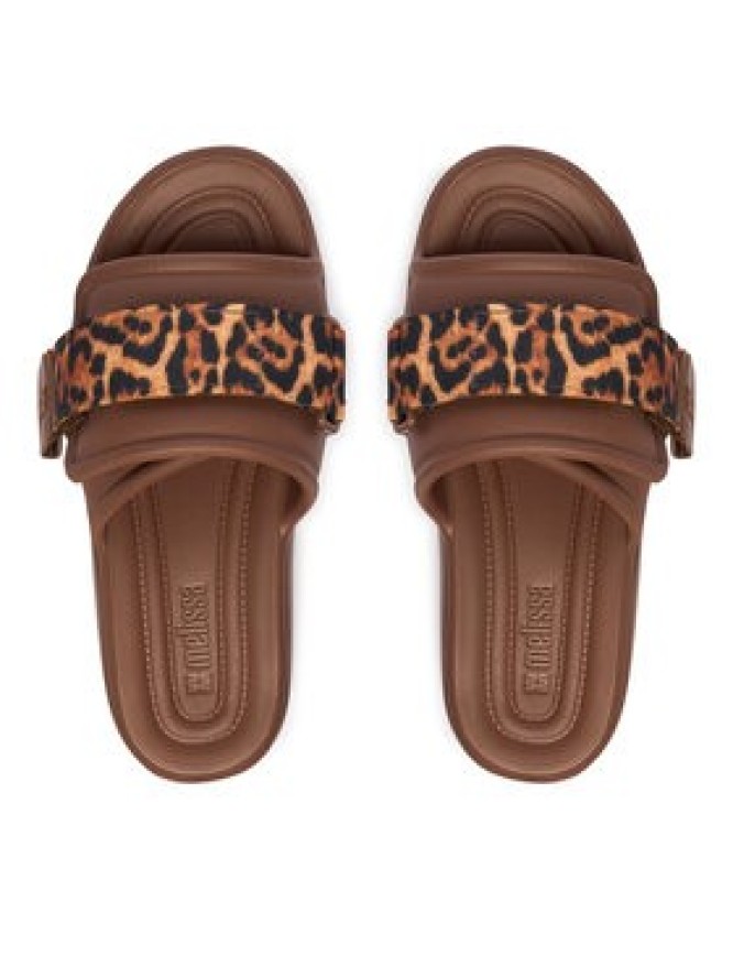 Melissa Klapki Melissa Free Fuzzy Slide Platform Ad 37835 Brązowy