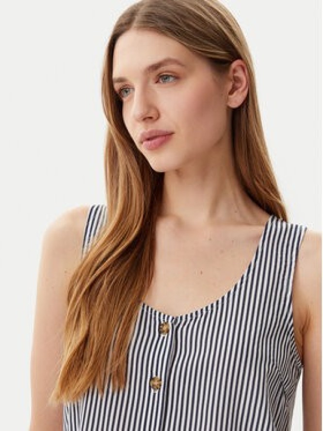 Vero Moda Top Bumpy 10325830 Granatowy Standard Fit