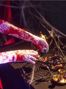 Akcesoria halloweenowe: rękawiczki i skarpetki - wielobarwny