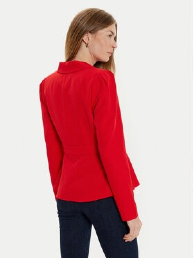 Vero Moda Marynarka Tahina 10318703 Czerwony Slim Fit