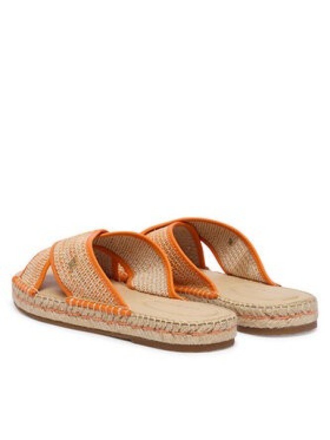 Tommy Hilfiger Espadryle Monogram Espadrille FW0FW09139 Pomarańczowy